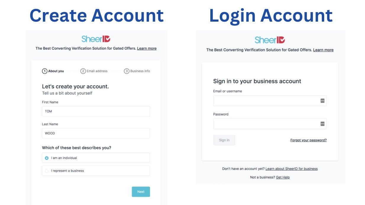 create sheerID account for military discount