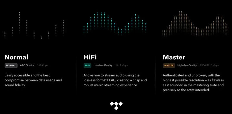 tidal audio quality