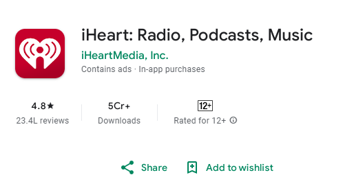 Reinstall the iHeart App