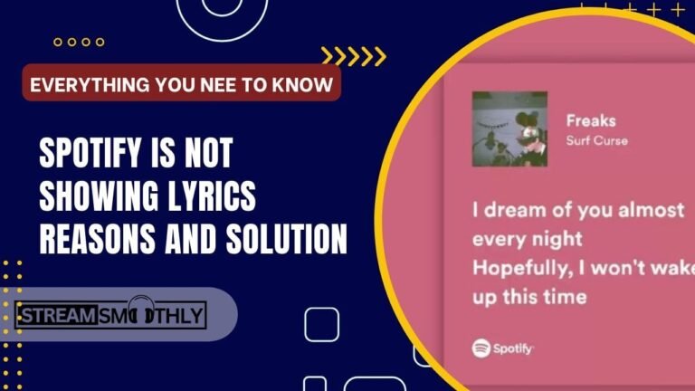 Spotify Is Not Showing Lyrics: Reasons and Solution